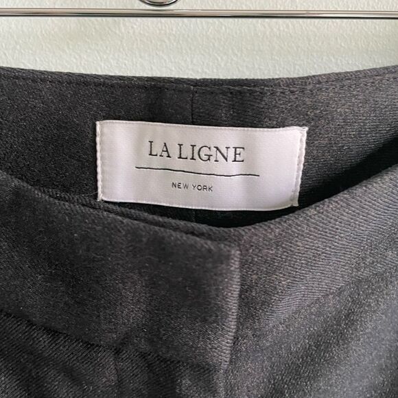 La Ligne Charcoal Dress Pants sz 2 - Picture 2 of 7